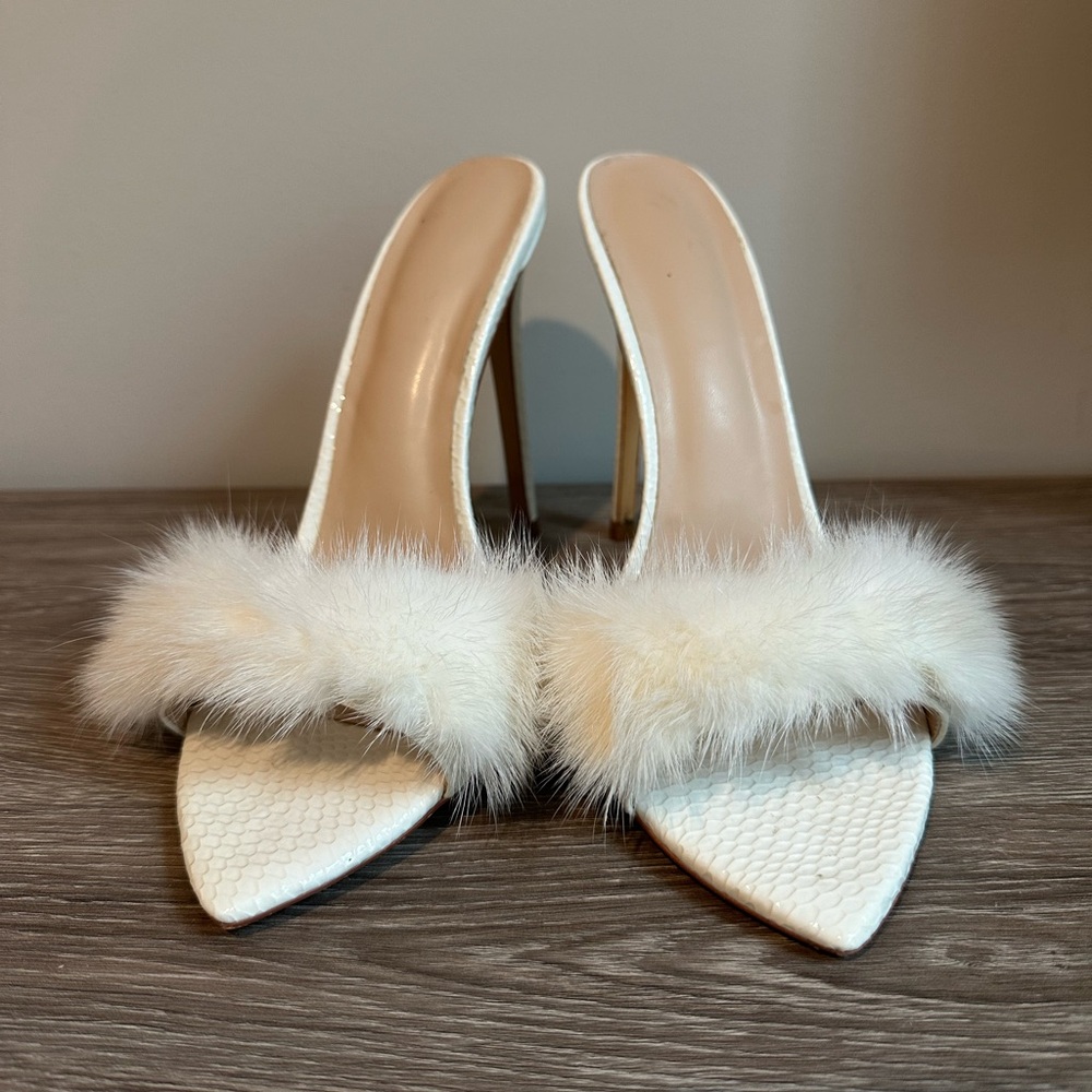 Fur Stiletto Heel